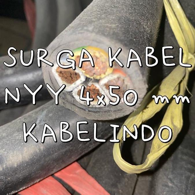 Promo Nyy 4X50 Mm Kabelindo/ Nyy 4 X 50/ Kabel Tufur 4X50/ Kabel Engkel 4X50 Cod