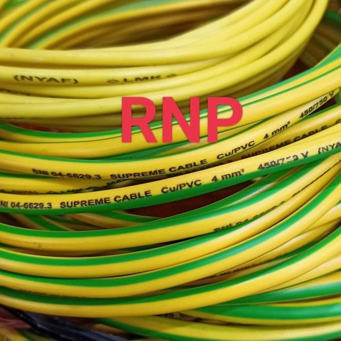 Promo Kabel Nya 4Mm Kabel 1X4Mm Meteran Merk 4 Besar Cod