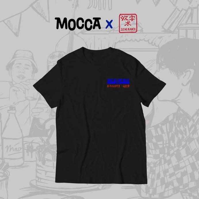 Ready KAOS MOCCA 25TH ANNIVERSARY HOMECOMING X SENI KANJI HITAM