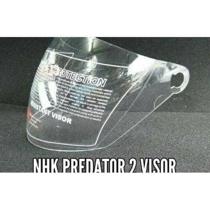KACA HELM NHK PREDATOR 2 VISOR NHK PREDATOR DOUBLE VISOR NHK GODZILLA