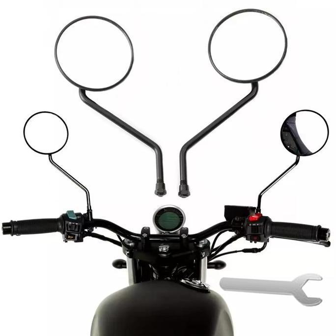 Spion Motor Kaca Spion Sepeda Listrik 8Mm Universal Spion Bulat Sepeda Listrik