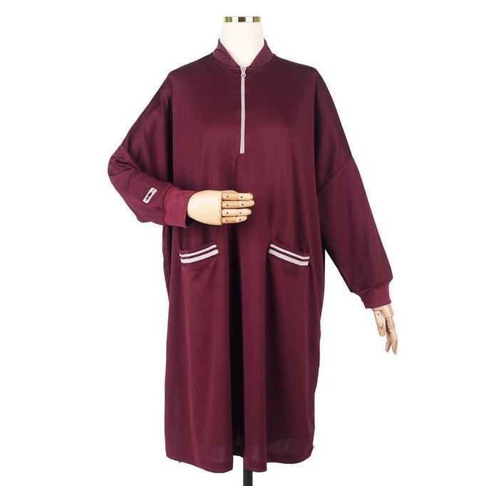 Nusseyba - Aghnia Top - Atasan Baju Olahraga - Pakaian Sporty Wanita Muslimah - Outfit Sport Syar'i 