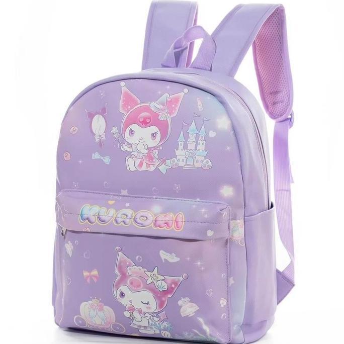PRODUK FAVORIT - Tas Ransel Anak Perempuan Tas Sekolah Anak Kuromi CinnamorollMelody