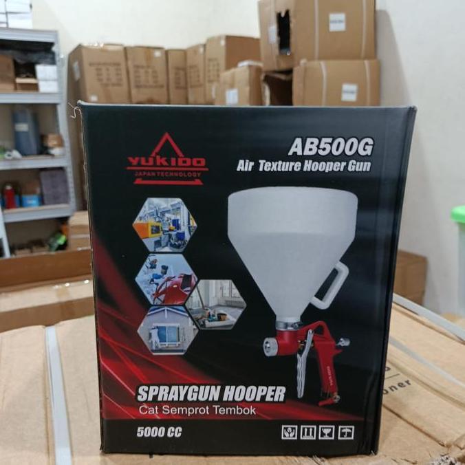 MABUROO Yukido Hooper Gun Cement Gun Spray Gun Cement 5 Liter Yukido Spray Gun Cement