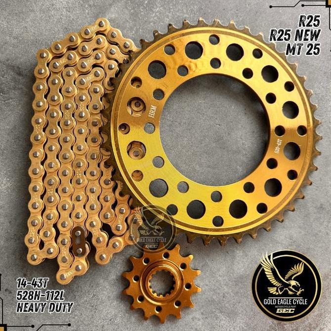 Gear Set Gir Set Racing R25 New R25 MT25 GOLD