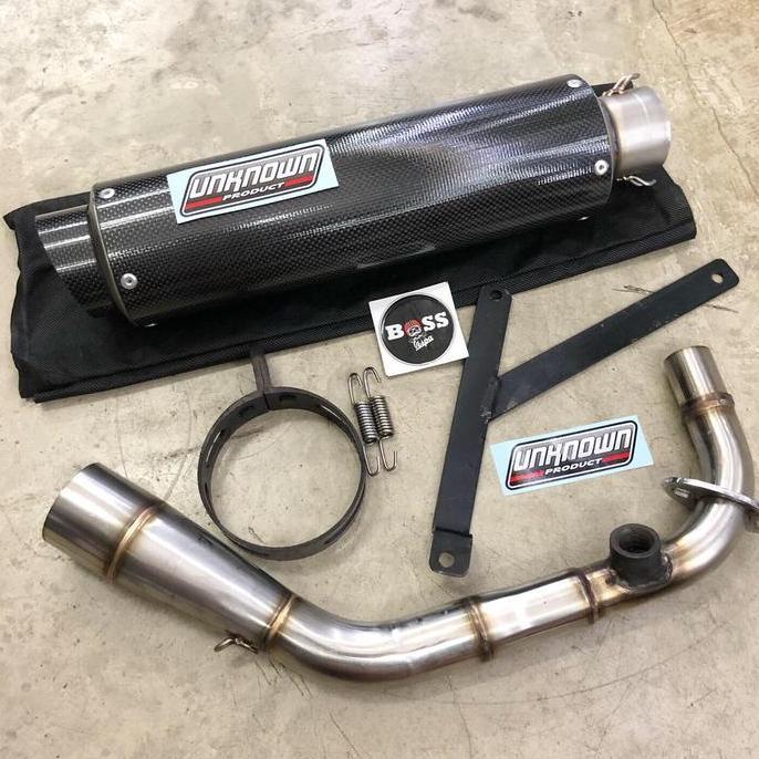 JAVXIACI Knalpot Unknown Falcon Speciale Fullsytem Vespa Sprint Primavera S LX