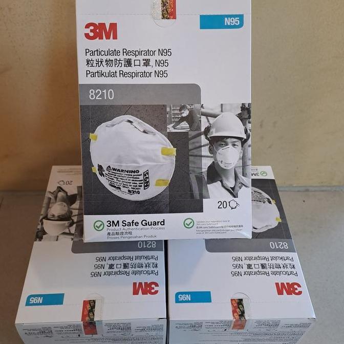 Masker 3m 8210 N95 Respirator/Masker 3M N95  8210/ Masker 3m 8210