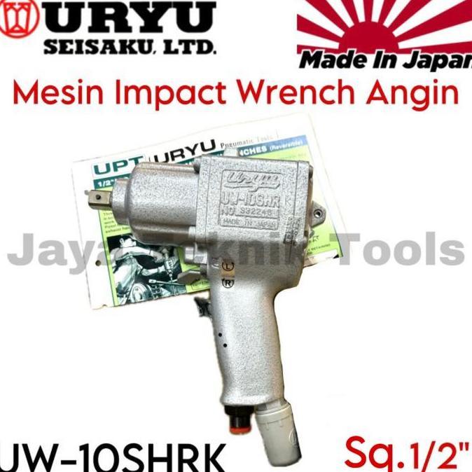 CENDASTRI Mesin Impact Wrench Angin UW-10SHRK URYU JEPANG U Drive 10 12 mm 3/8 1/2 inch Pneumatic To