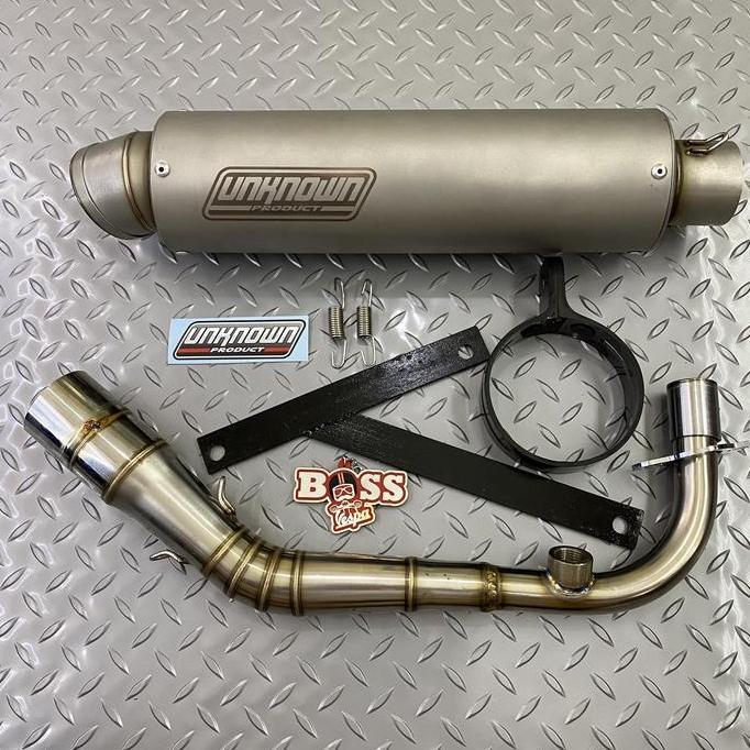 MAXTRECK Knalpot Unknown Falcon V2 Stainless Vespa Sprint Primavera S LX LXV