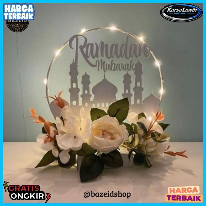 Lampu Dekorasi Ramadhan | Pajangan Lampu Dekorasi Original Saudi/Hiasan Meja/Hiasan Ramadhan/Ramadha