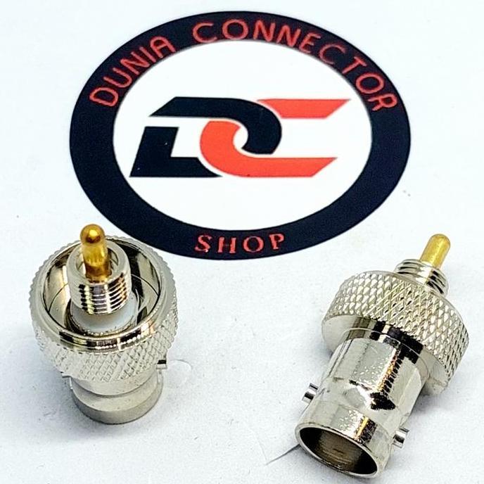 KONEKTOR ANTENA HT MOTOROLA JARUM GP68 GP88 TO BNC FEMALE
