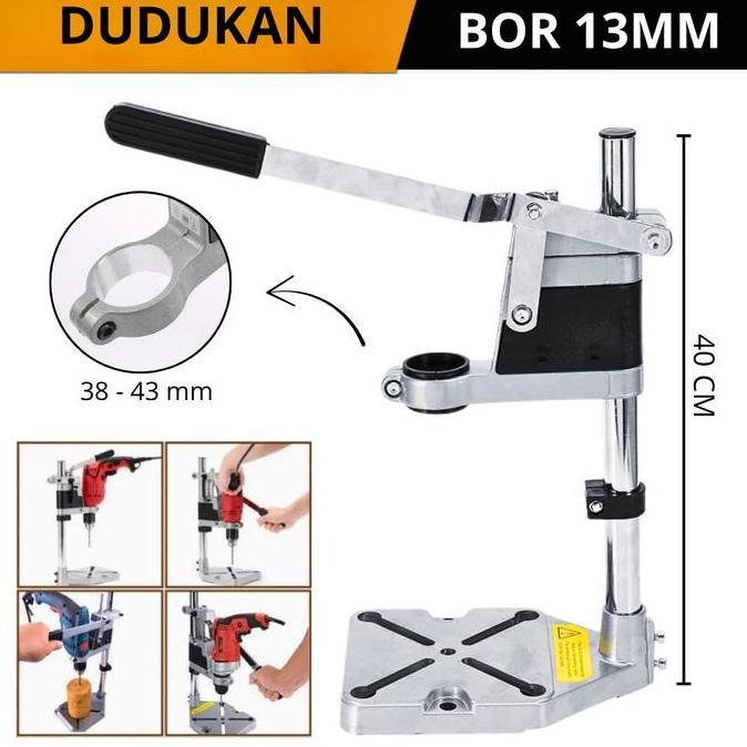 GAMYPAR Dudukan stand mesin bor listrik adapter bor duduk stand bor tangan