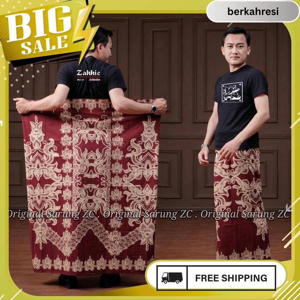 Sarung Batik Pekalongan Motif Sultan Sarung Batik Pria Sarung Motif Batik Sarung Siap Kirim