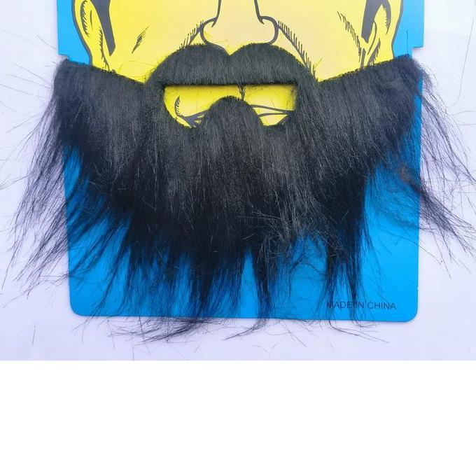 JGMG JENGGOT KUMIS PALSU PANJANG AKSESORIS HALLOWEEN PRANK