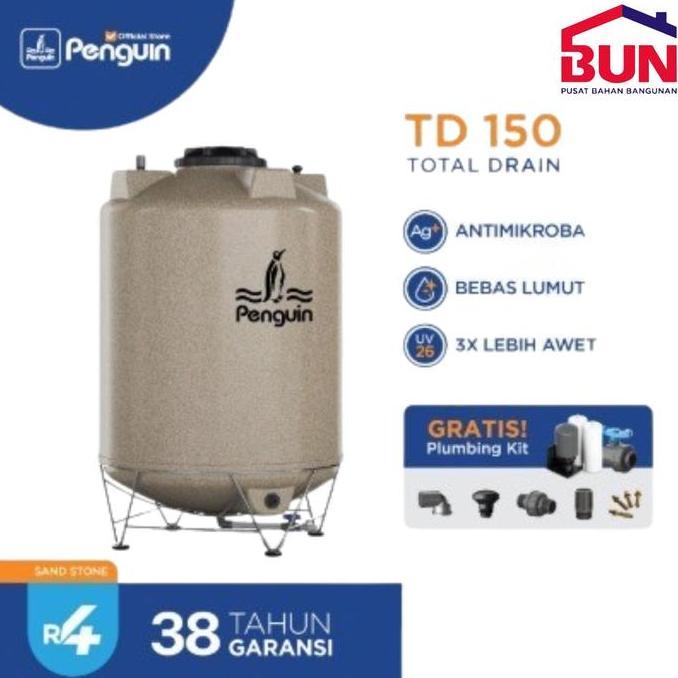 Tangki Air TOTAL DRAIN PENGUIN TD 160 (1500 liter) Toren kuras pinguin