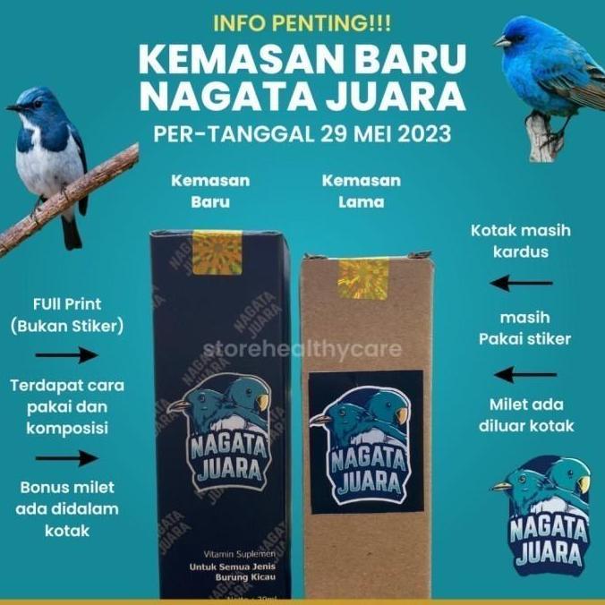 Nagata Juara vitamin semua burung produk asli original 100% murah