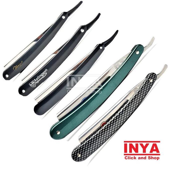 Pisau Cukur Lipat Refill Silet Magic Solingen Gold Dollar - Straight Razor Shave Haircut