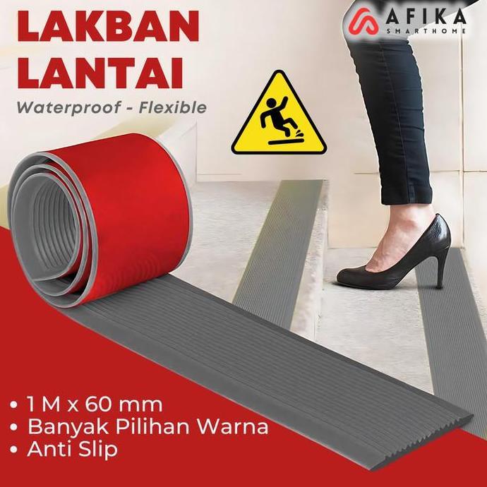 SHANNOORA Lakban Stiker List Lantai Tangga Anti Slip Licin Selip Tape Sticker Lis Tangga