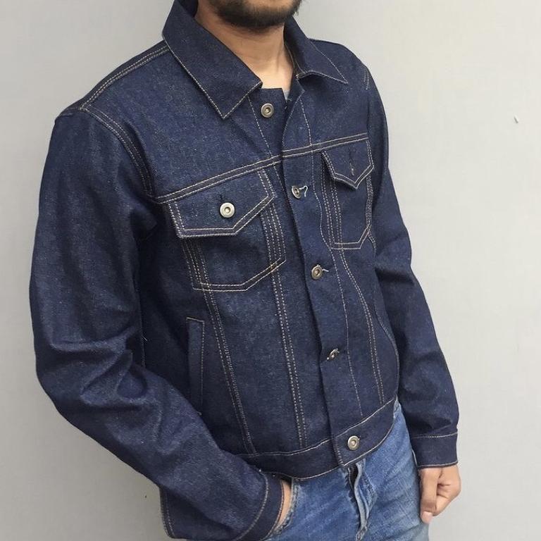 EXCLUSIVE SIMISSTY DENIM. jaket denim Trucker TYPE 1. Type 2 . raw denim