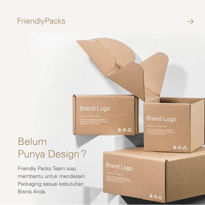 Small Slice Cake Box Packaging Kraft / Kotak Kue Slice / Dus Kue