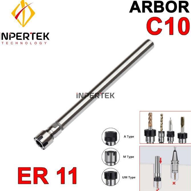 ADZKIMI Arbor C10 ER11 100 Collet Chuck ER 11 Straight Shank Milling CNC C 10