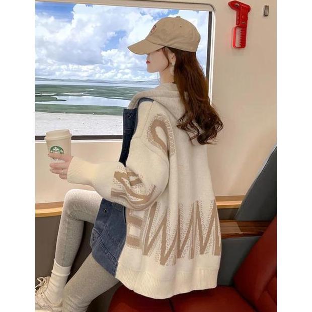 TERMURAH JAKET DENIM ZIGZAG OVERSIZE - JAKET ZIPPER HOODIE GAYA KOREAN - PATCH WORK JAKET