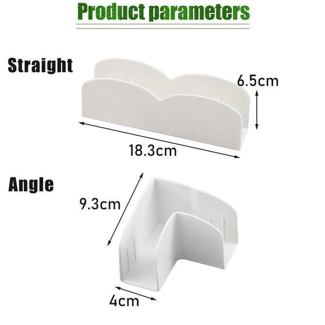 TOPFUF Stopper Pagar Bayi Plastik Pagar Bottom Stable - Penahan Playpen Portable Mudah Pasang Lepas 