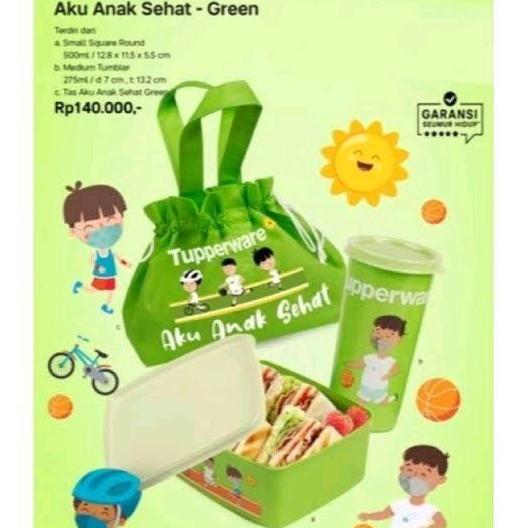 Aku anak sehat tupperware paket bekal anak /   KOTAK MAKAN TUPPERWARE