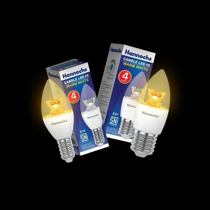 Hannochs Lampu Led Candle 05 E14 4Watt / Lampu Lilin Hanochs E14 4W LED 05