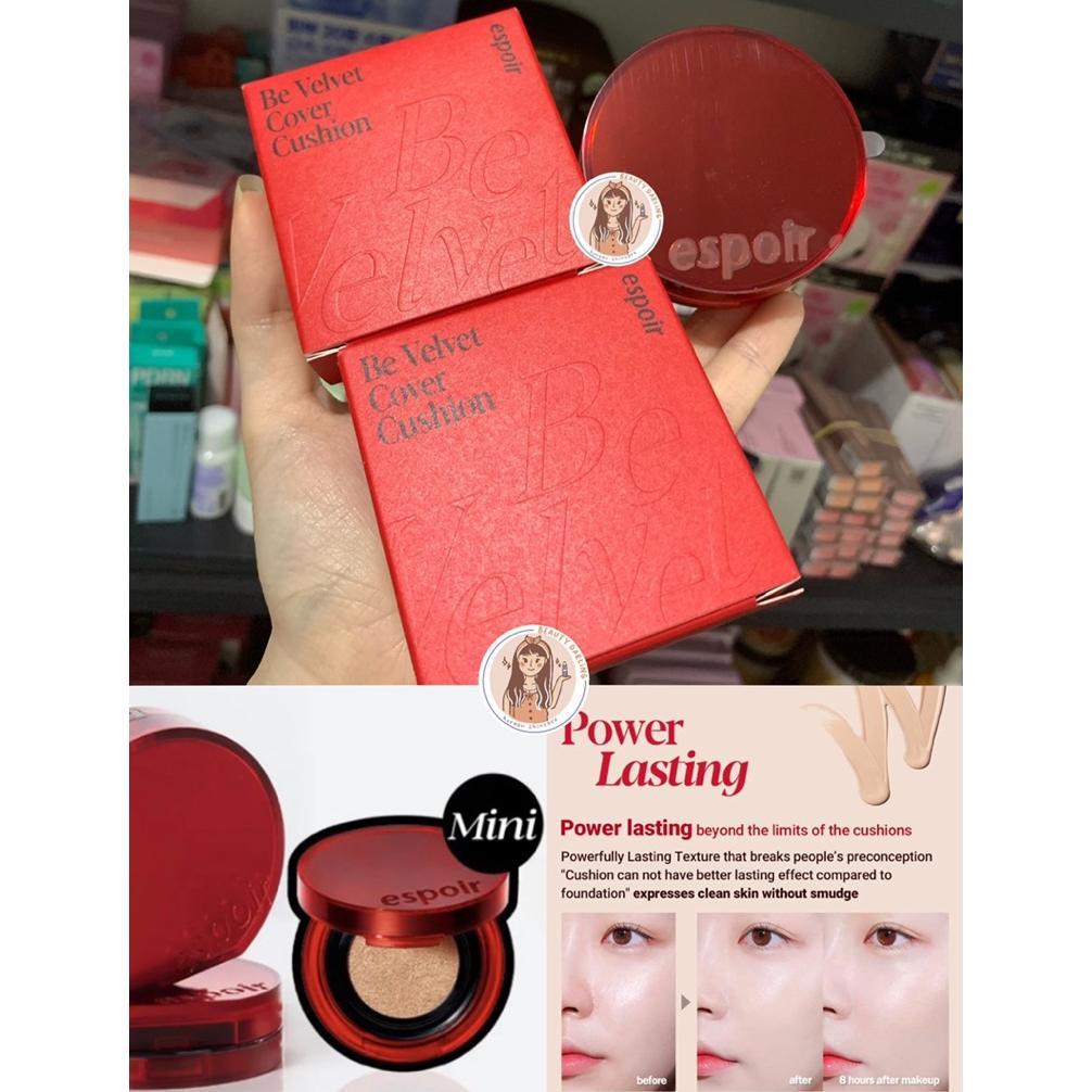 [MINI SIZE] ESPOIR BE VELVET COVER CUSHION MINI SIZE 4.5gr