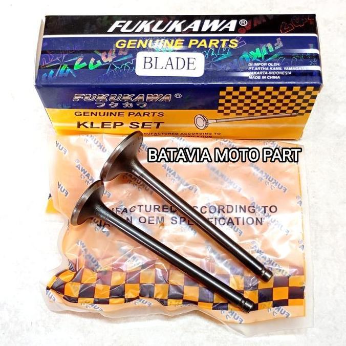 Klep Set Motor Honda Blade Revo 110 Absolute Payung Klep In Ex Merek Fukukawa Hemat