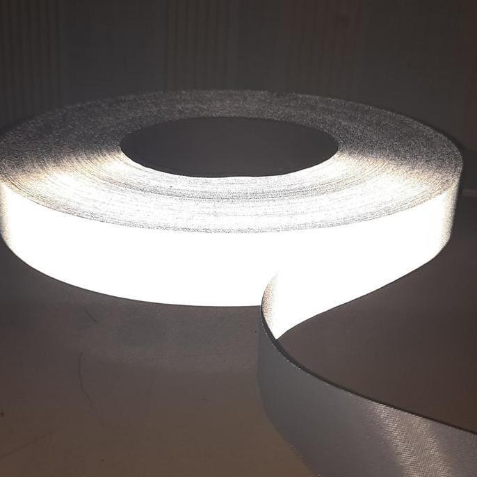Kain pita Reflektor 2,5 cm x 200 meter-Scotlite-Scotlight baju safety