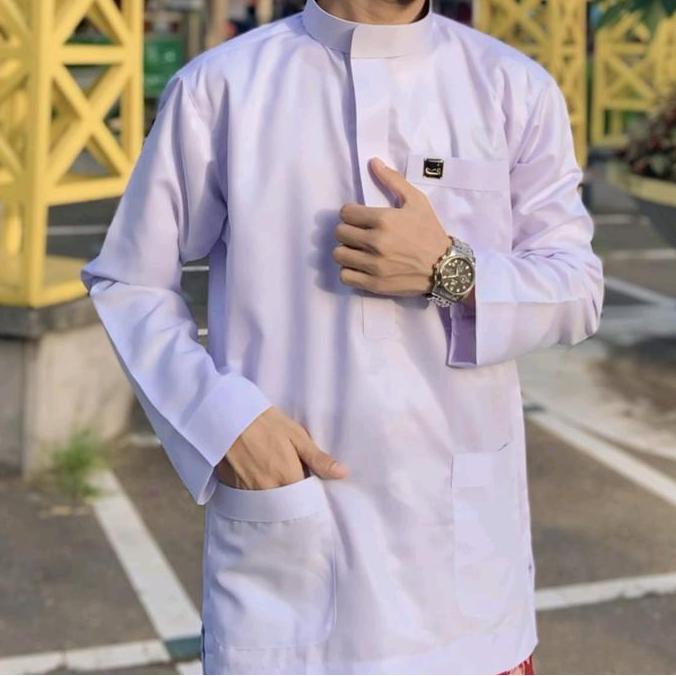 koko muslim pria berkualitas/arrizky exclusive/baju putih muslim/koko haybah premium/koko elit mewah