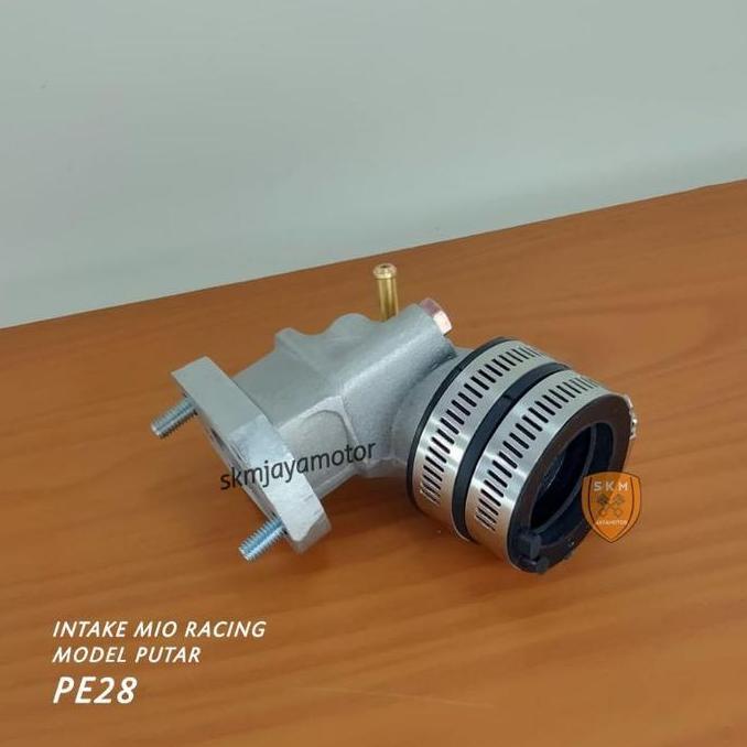 BEST QUALITY INTAKE MIO RACING MANIPOL MANIFOLD MANIPUL MIO PUTAR UNTUK KARBU PE28 KWALITAS TINGGI