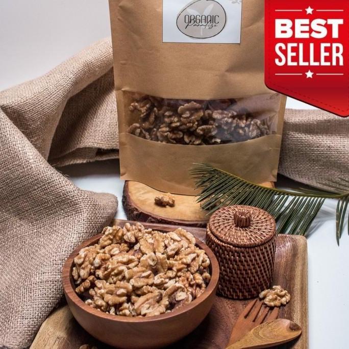 Roasted Walnut 500 Gram / Kacang Walnut Panggang 500 gram Natural Food Snacks Organic Paradise