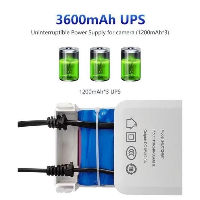 Promo Mini Ups Power Supply 12V 2A Backup Router ModemCctv 12V 3600Mah Cod