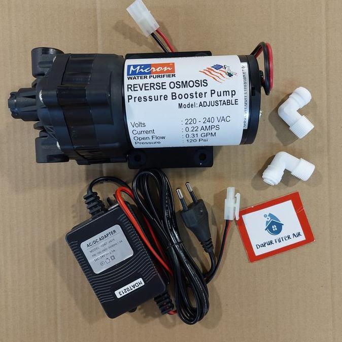 Pompa RO MICRON 24 vdc - Taiwan / Pompa Reverse Osmosis RO