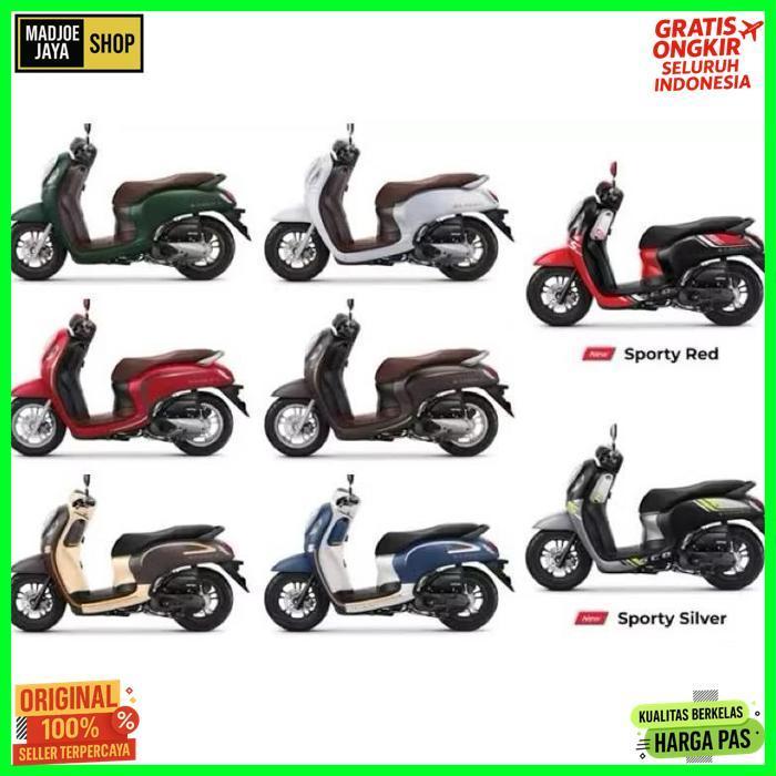 Viral Cover Rl Body Belakang Kanan Atau Kiri Scoopy New Led K2F Tahun 2021-2023 Hitam Doff Biru Doff