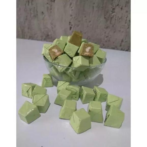 COKLAT PIRAMID 500GR ISI 65PCS COKELAT KILOAN | COKLAT LEBURAN PATAHAN SILVERQUEEN GREENTEA 500 GRAM