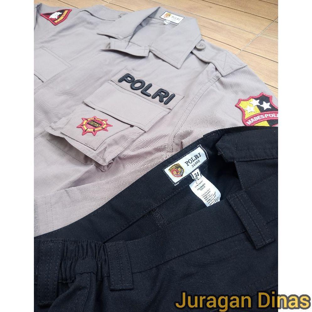NEW SETELAN BAJU PDL TACTICAL COKLAT BRIMOB JATAH POLRI 2024 / SERAGAM PDL TACTICAL TWO TONE BRIMOB 