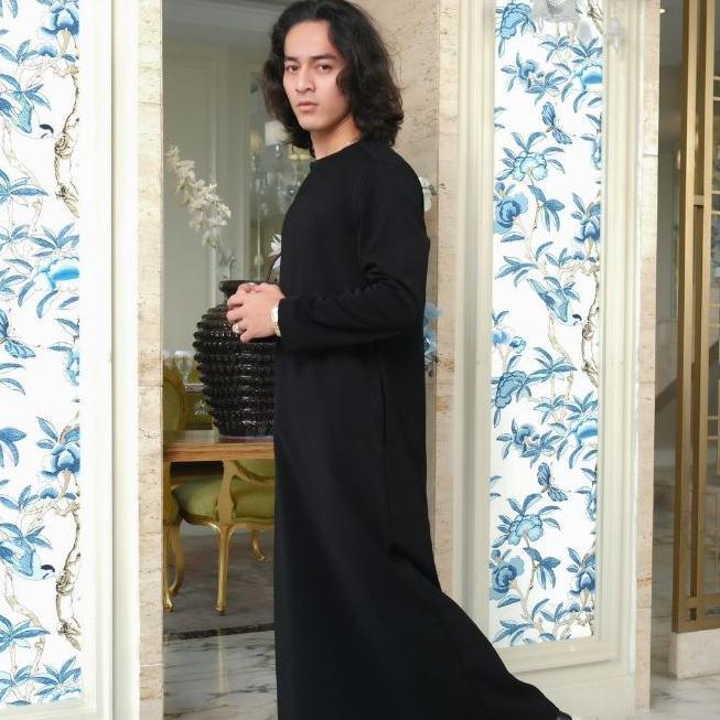 NEW PRODUCT JUBAH PRIA GAMIS PRIA SELIMFIT JUBAH ZAYEN HITAM JUBAH PRIA MUSLIM JUBBA MODEL TERBARU B