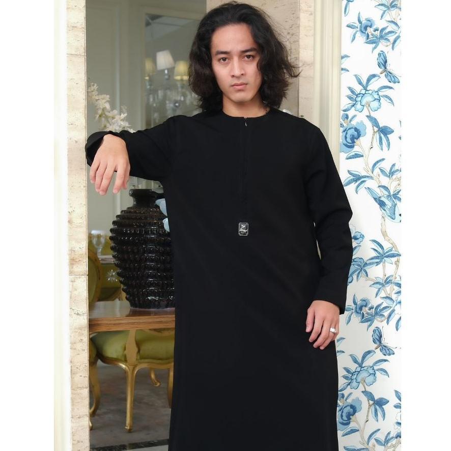 PROMO TERBARU JUBAH PRIA GAMIS PRIA SELIMFIT JUBAH ZAYEN HITAM JUBAH PRIA MUSLIM JUBBA MODEL TERBARU