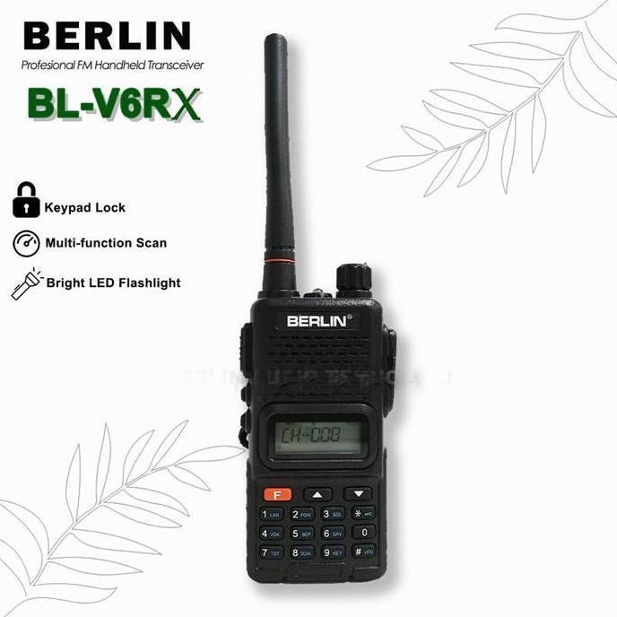 Grosir Berlin Handie Talkie Ht Single Band Uhf Vhf Bl-V6Rx V6Rx