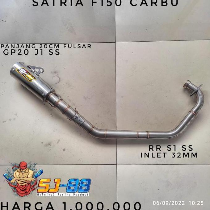 Grosir Knalpot Racing Sj88 Full System Satria Fu Karbu Rr S1