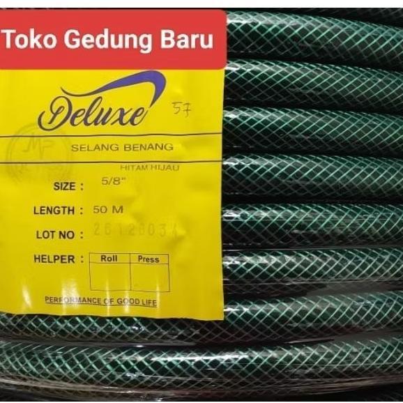 Selang Air Taman Anti Lumut 5/8" Inch /Selang Air Garden/Selang Air Serat Benang Deluxe Anti Lumut P