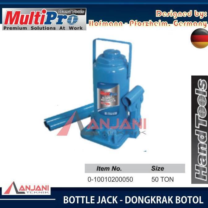 Murah Dongkrak Botol Hidrolik 50 Ton Multipro Bottle Jack Hydraulic 50Ton