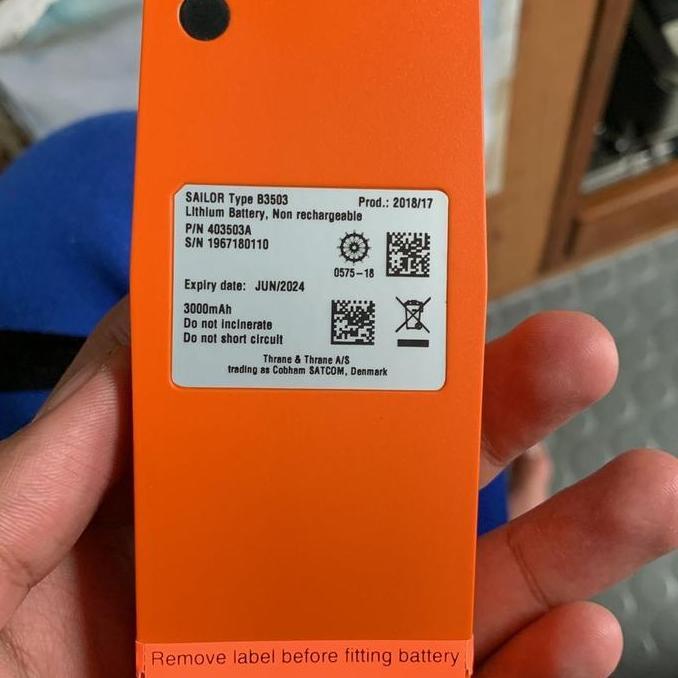 Promo Battery Emergency Sailor B3503