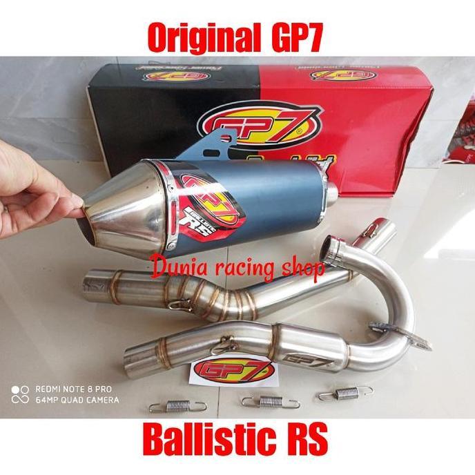 Promo Knalpot Gp7 Ballistic Rs Crf 150 Klx 150 Dtracker 150 Original Gp7