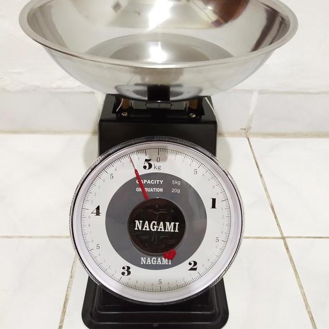 Timbangan Duduk Jarum (Merk Nagami) Kapasitas 5, 10 dan 20 kg