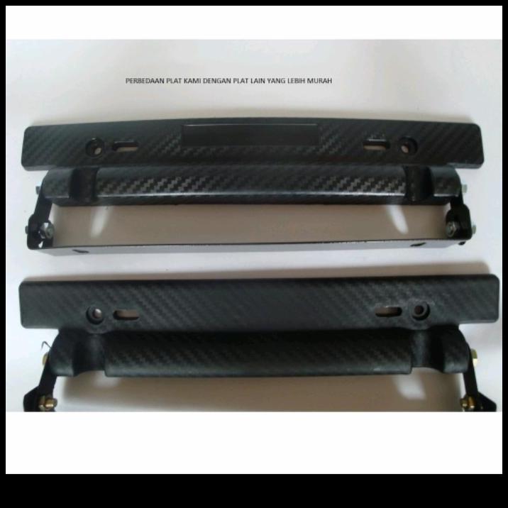 BEST DEAL TATAKAN PLAT NOMOR RACING CARBON ( JDM ) MOBIL SIENTA 